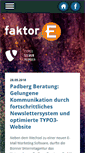Mobile Screenshot of faktor-e.de